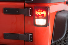 Load image into Gallery viewer, Jeep JK Heritage Taillight Guard 07-18 Wrangler JK Textured Black Kentrol