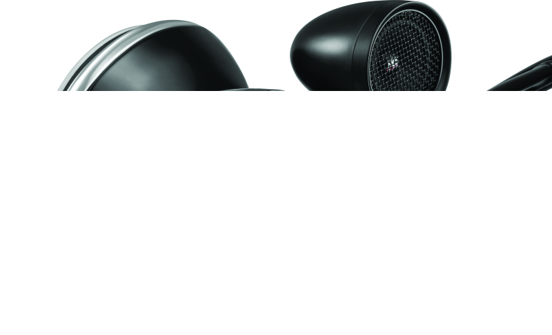 Kuryakyn Road Thunder Speaker Pods Bluetooth Audio Controller Black KUR2713
