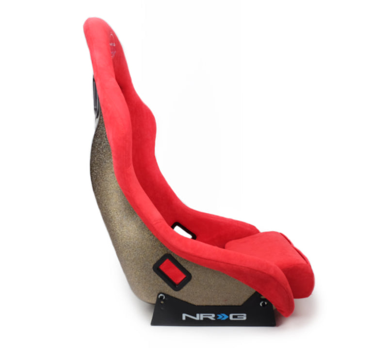 NRG FRP Bucket Seat ULTRA Edition - Medium (Red Alcantara/Pearlized Back) NRGFRP-303RD-ULTRA