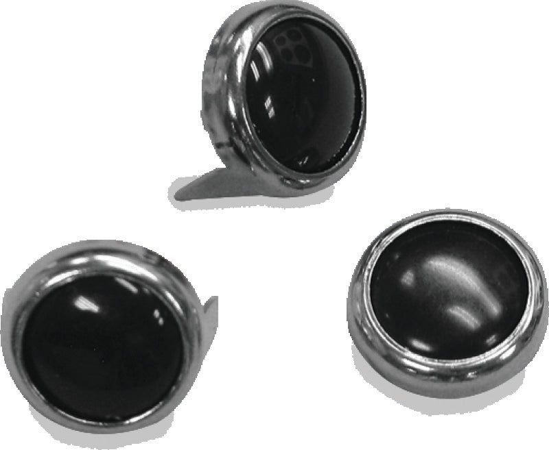 Mustang Studs 12.5mm (Bag of 10) - Black MMP78089