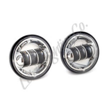 Load image into Gallery viewer, Letric Lighting 1997+ Universal 4 1/2In Black LED Auxiliary Passing Light - Chrome LETLLC-LPL-C