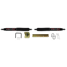 Load image into Gallery viewer, Steering Stabilizer Dual Kit Black Dual Kit 55-58 Jeep Willys 59-60 Jeep CJ6 59-60 Jeep CJ5 66-75 Jeep CJ6 66-83 Jeep CJ5 66 Jeep CJ3 76-86 Jeep CJ7 81-85 Jeep Scrambler 87-95 Jeep Wrangler Skyjacker