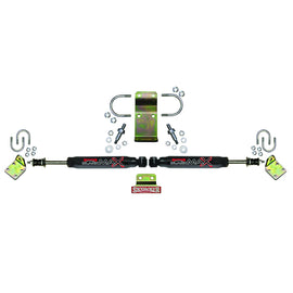 Steering Stabilizer Dual Kit Hardware Boots Not Incl. Due To Clearance Issues Black Skyjacker