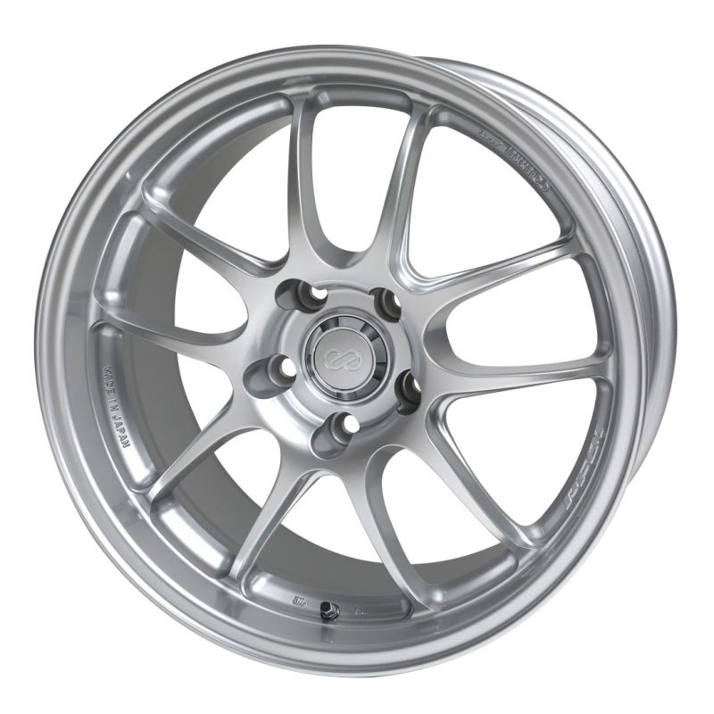 Enkei PF01 18x9.5 5x114.3 35mm Offset 75mm Bore Silver Wheel ENK460-895-6635SP