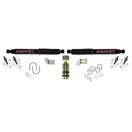 Steering Stabilizer Dual Kit Black  Dual Kit For 4-8.5 Inch Lifts Skyjacker