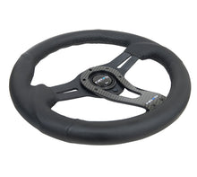 Load image into Gallery viewer, NRG Reinforced Steering Wheel (320mm) w/Carbon Center Spoke NRGRST-002RCF