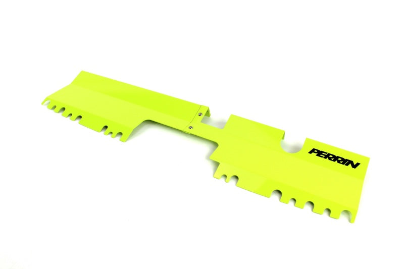 PERRIN 15-21 Subaru WRX/STI Radiator Shroud (With/Without OEM Intake Scoop) - Neon Yellow PERPSP-ENG-512NY