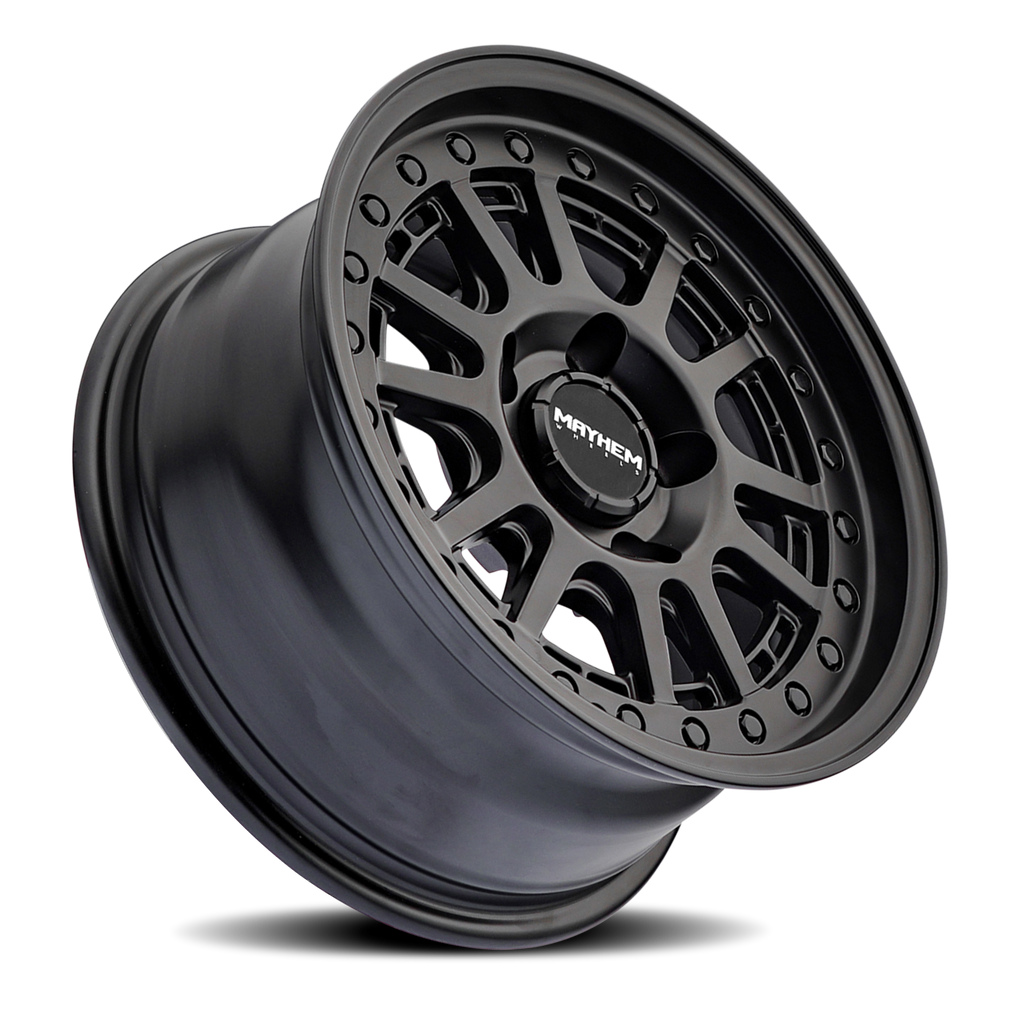 Mayhem Offroad Wheels Compass 8305 MB 18x9 Matte Black 18 Off Set 5 Lug 5.71 BSM 110 Bore Cast Aluminum