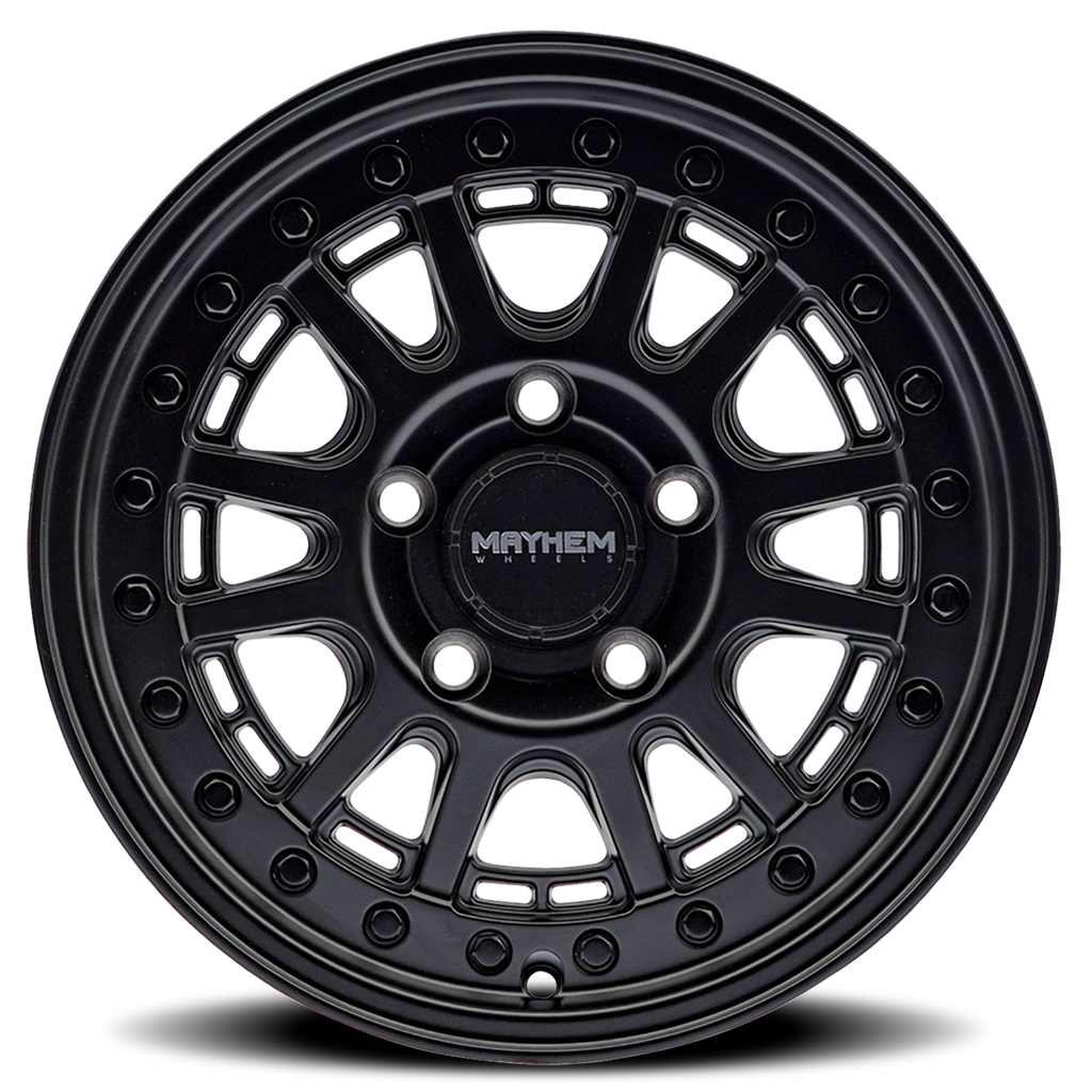 Mayhem Offroad Wheels Compass 8305 MB 18x9 Matte Black 18 Off Set 5 Lug 5.71 BSM 110 Bore Cast Aluminum