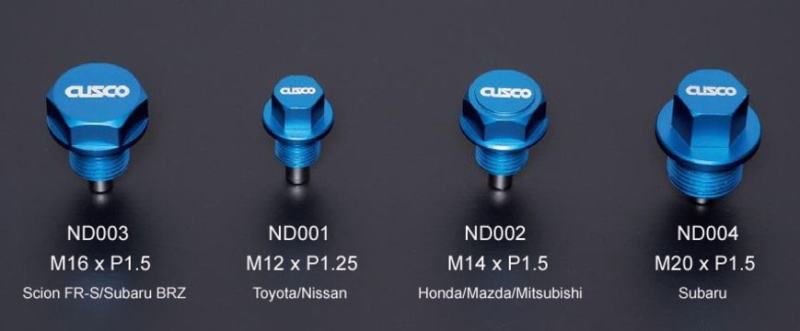 Cusco Neodymium Magnetic Drain Bolt - Toyota/Nissan CUS00B 001 ND01