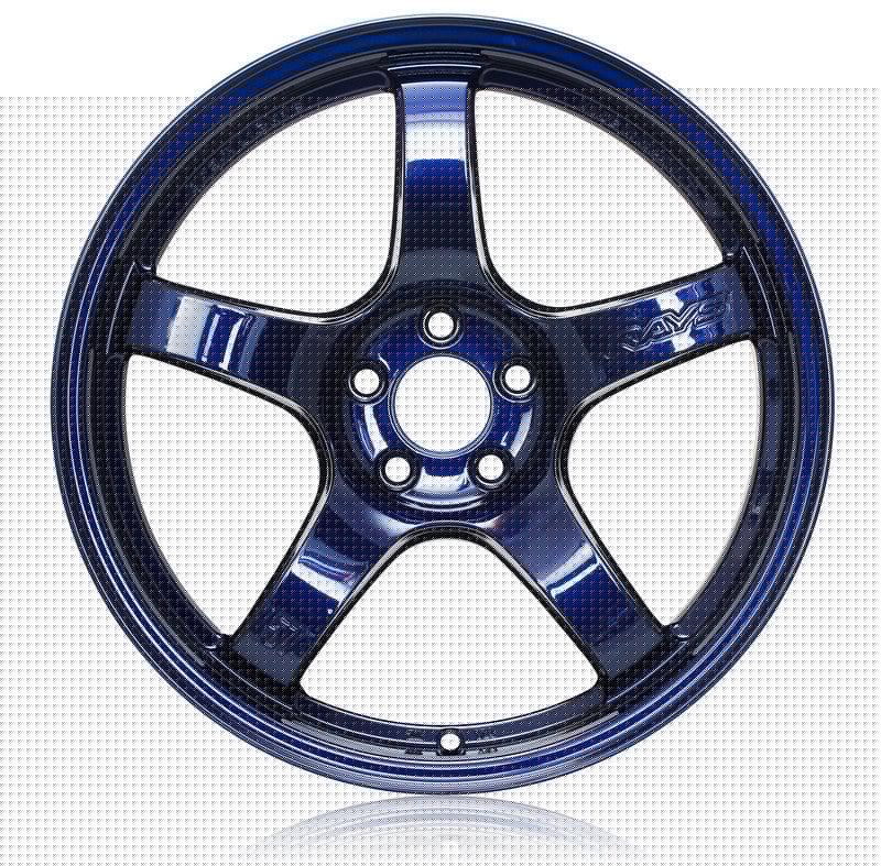 Gram Lights 57CR 18x9.5 +38 5x114.3 Eternal Blue Wheel GLSWGCRX38EEBP