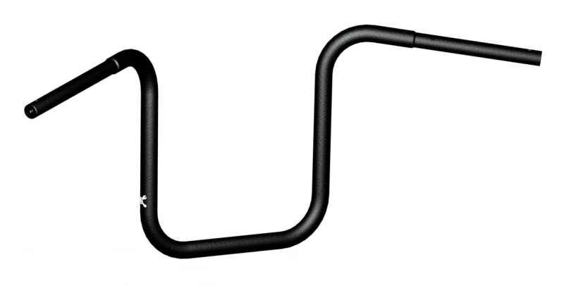 Burly Brand Ape Hanger 12in - Black BURB12-1700TFB