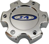 MO951 CAP BLK 6X135 +18 - BLUE OVAL LOGO - Moto Metal 845L1402S0