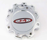 MO955/956 CAP CHR SHRT 8LUG - RED O LOGO - Moto Metal 845L170