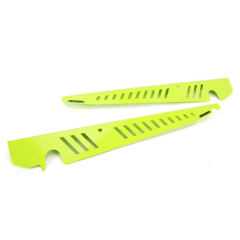 PERRIN 15-21 Subaru WRX/STI Fender Shroud Set - Neon Yellow PERPSP-ENG-550NY