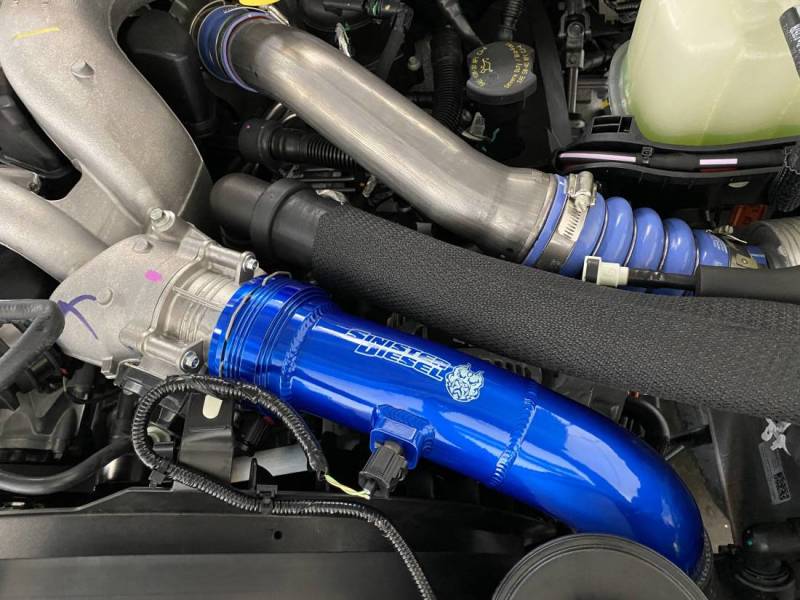 Sinister Diesel 17-19 Ford Powerstroke 6.7L Cold Side Charge Pipe SINSD-INTRPIPE-6.7P-COLD-17