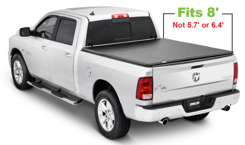 Tonno Pro 02-19 Dodge RAM 1500 8ft Fleetside Tonno Fold Tri-Fold Tonneau Cover TNP42-204