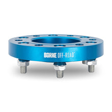 Load image into Gallery viewer, Borne Off-Road Wheel Spacers - 6x139.7 - 78.1 - 25mm - M14x1.5 - Blue BRNBNWS-005-250BL