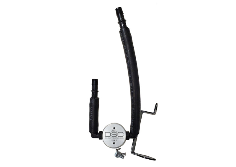 J&L 05-23 Dodge Charger 5.7L Hemi Passenger Side Oil Separator 3.0 - Clear Anodized JLT3061P-C