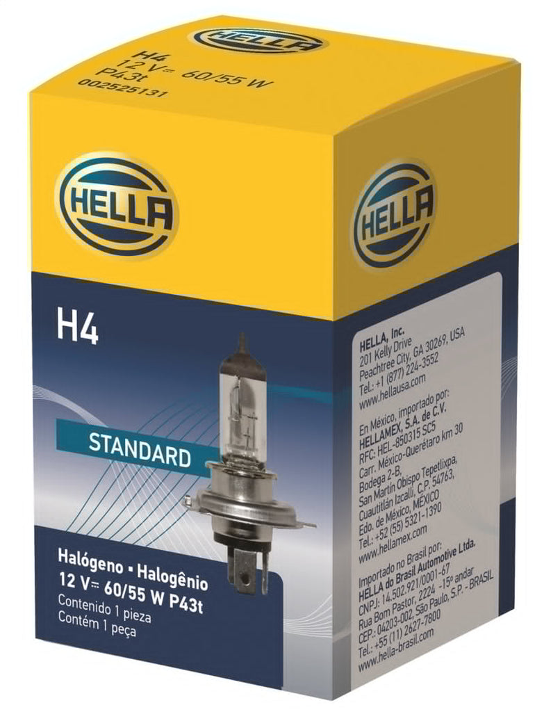 Hella Halogen H4 12V 60/55W Bulb HELLAH4