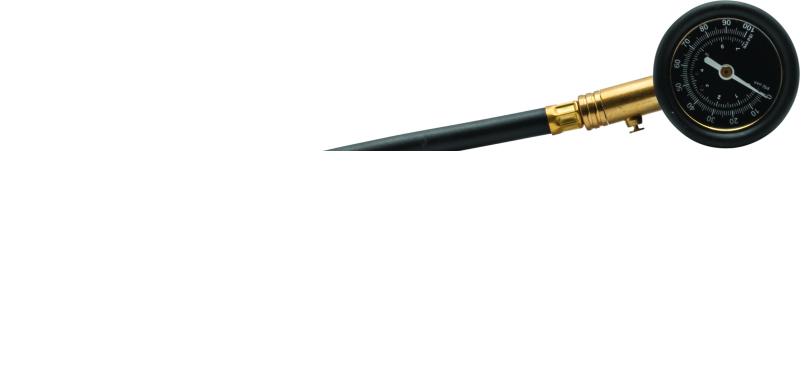 BikeMaster Dual Tire Gauge 100 PSI BKM151599