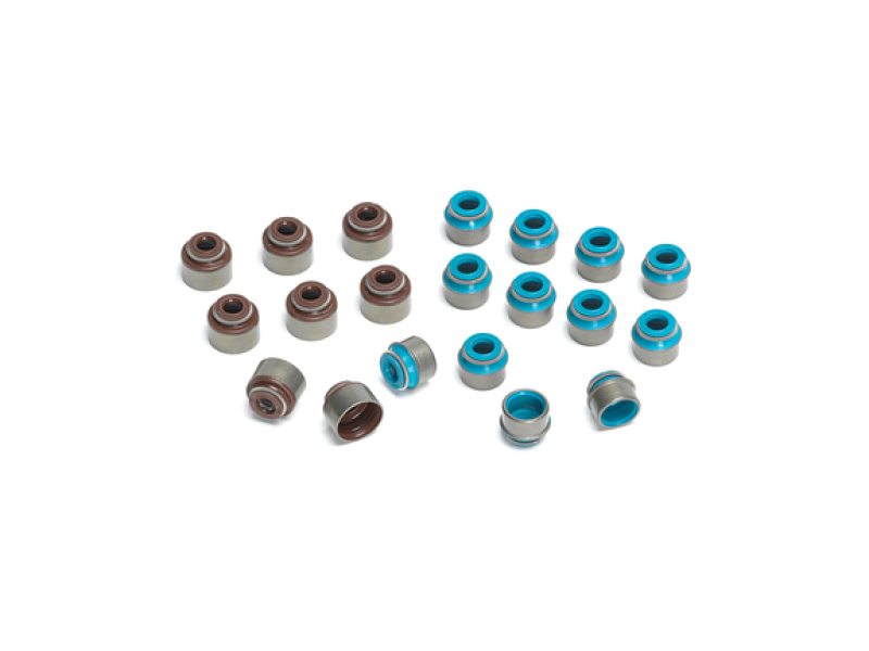 Supertech Scion tC 2AZFE / Toyota Celica 1ZZ/2ZZ 5.5mm Viton Exhaust Valve Stem Seal - Set of 8 SPTVS-T5.5E-8