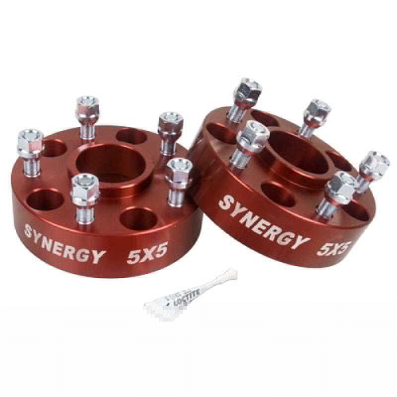 Synergy Jeep Hub Centric Wheel Spacers 5x5-1.50in Width 1/2-20 UNF Stud Size SYN4112-5-50-H