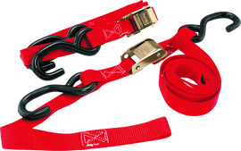 BikeMaster Tiedown Integrated Softhook - Red