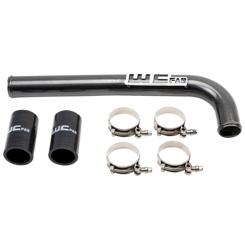 Wehrli 10-18 Dodge 6.7L Cummins (Non 13-15 w/Dual Rads/Twin CP3) Upper Coolant Pipe - Gloss Black WCFWCF100517-GB