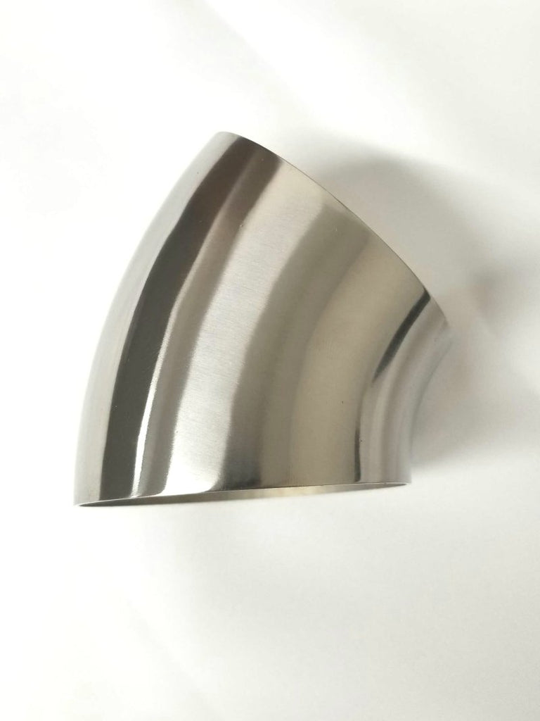 Ticon Industries 3.0in Diameter 45 Degree 1D/3in CLR 1.2mm /.047in Wall Thickness Titanium Elbow TIC101-07624-3110