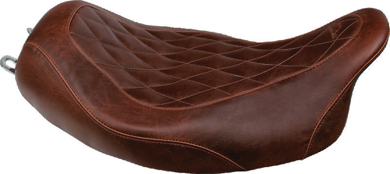 Mustang 97-07 Harley Rd King,06-07 Str Glide,00-05 Eagle Tripper Solo Seat - Brown