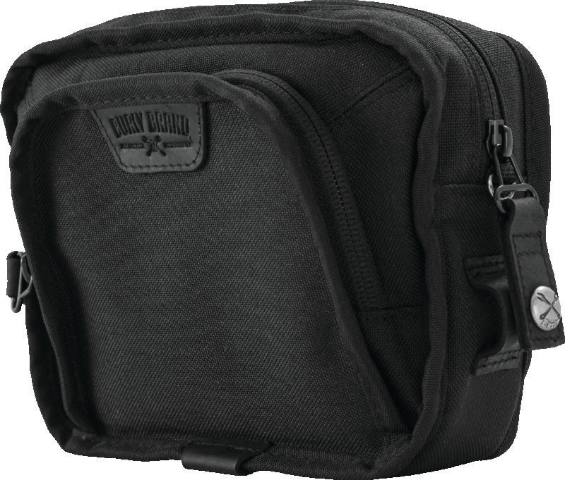 Burly Brand Handlebar Bag - Black BURB15-1012B
