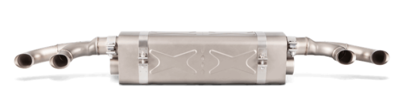 Akrapovic 16-17 Porsche 911 Turbo/Turbo S (991.2) Slip-On Line (Titanium) (Req. Tips/Diffuser) AKRS-PO/TI/6H
