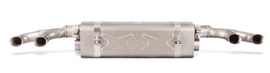 Akrapovic 16-17 Porsche 911 Turbo/Turbo S (991.2) Slip-On Line (Titanium) (Req. Tips/Diffuser) AKRS-PO/TI/6H