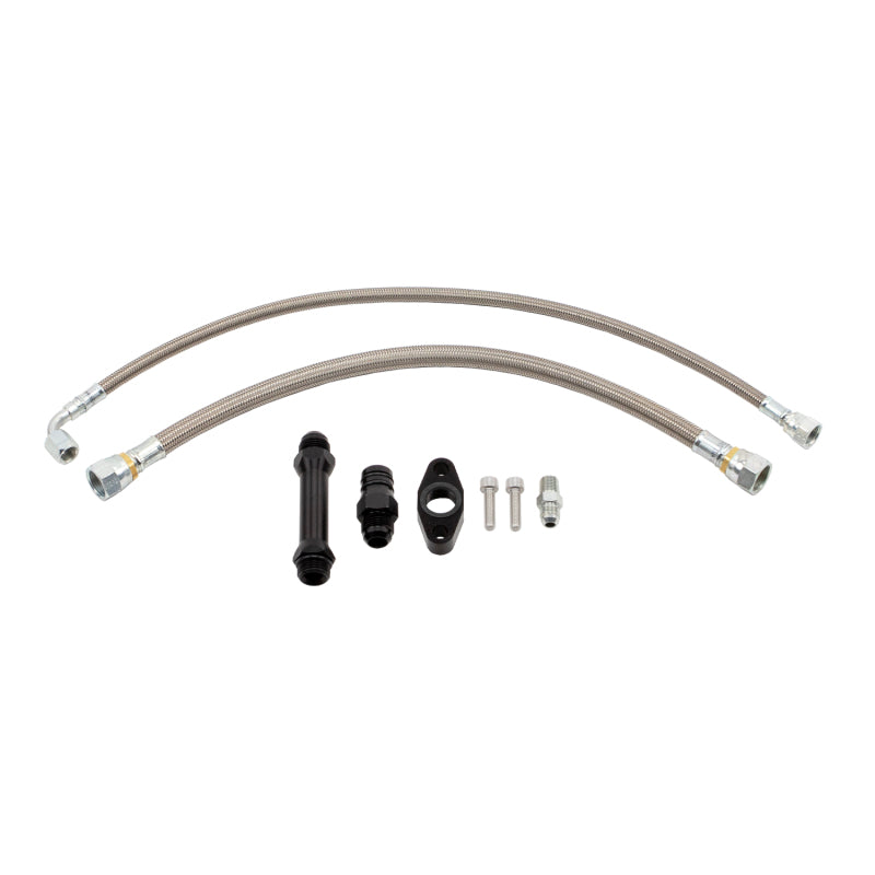 Wehrli Cummins High Mount 2nd Gen Turbo Swap Oil Line Kit WCFWCF100279
