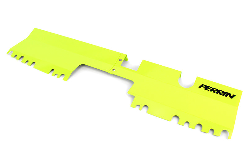 PERRIN 15-21 Subaru WRX/STI Radiator Shroud (With/Without OEM Intake Scoop) - Neon Yellow PERPSP-ENG-512NY
