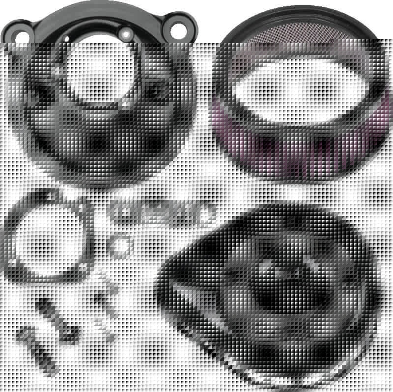 S&S Cycle 2007+ XL Sportster Models Stealth Air Cleaner Kit w/ Gloss Black Mini Teardrop Cover SSC170-0440C