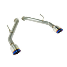 Load image into Gallery viewer, Remark 2014+ Infiniti Q50 Axle Back Exhaust w/Burnt Stainless Double Wall Tip REMRO-TTQ5-D