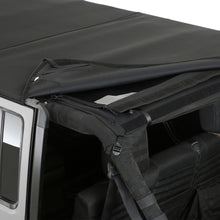 Load image into Gallery viewer, Bowless Soft Top Combo 07-18 Wrangler JK 4 DR OEM Replacement W/Tinted Windows Black Diamond Smittybilt