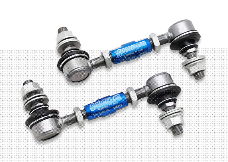 SuperPro 2018 Kia Stinger Base Rear HD Adjustable End Link Set (12mm Studs 125mm-145mm) SPRTRC1245A