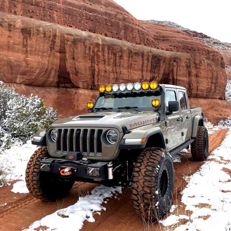 KC HiLiTES 21-23 Jeep 392/Mojave Overhead Mount Bracket Set for 50in. Light Bar (Pair) KCL7328