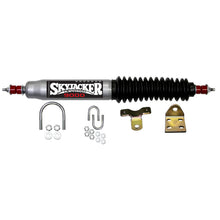 Load image into Gallery viewer, Steering Stabilizer Single Kit 52-68 Truck/SUV Silver w/Black Boot Skyjacker