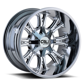 Cast Aluminum Wheels Americana 9101 CH 22x14 Chrome 8 On 180 Bolt Pattern -76 Offset Cali Offroad Wheels