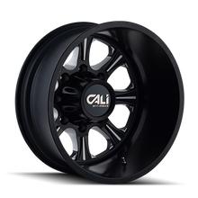 Load image into Gallery viewer, Dually Wheels Brutal Dually 9105 BK-M 22x8.25 Black 8 On 165.1 Bolt Pattern -180 Offset 116.7 Bore Cali Offroad Wheels