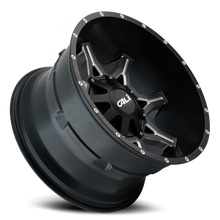 Load image into Gallery viewer, Cast Aluminum Wheels Obnoxious 9107 SB 22x12 Milled Spokes Satin Black 8 On 180 Bolt Pattern -44 Offset Cali Offroad Wheels