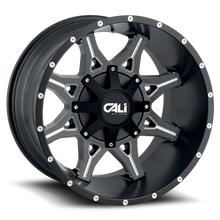 Load image into Gallery viewer, Cast Aluminum Wheels Obnoxious 9107 SB 20x12 Milled Spokes Satin Black 8 On 180 Bolt Pattern -44 Offset Cali Offroad Wheels