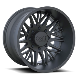 Cast Aluminum Wheels Rawkon 9109 MB 22x12 Matte Black 6 On 139.7 Bolt Pattern -51 Offset Cali Offroad Wheels