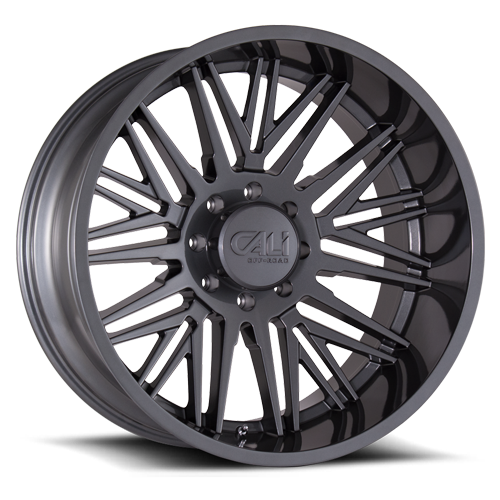 Cast Aluminum Wheels Rawkon 9109 SL 20x12 Graphite 8 On 180 Bolt Pattern -51 Offset Cali Offroad Wheels
