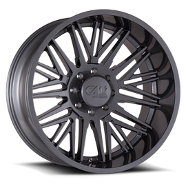Cast Aluminum Wheels Rawkon 9109 SL 24x12 Graphite 6 On 139.7 Bolt Pattern -51 Offset Cali Offroad Wheels