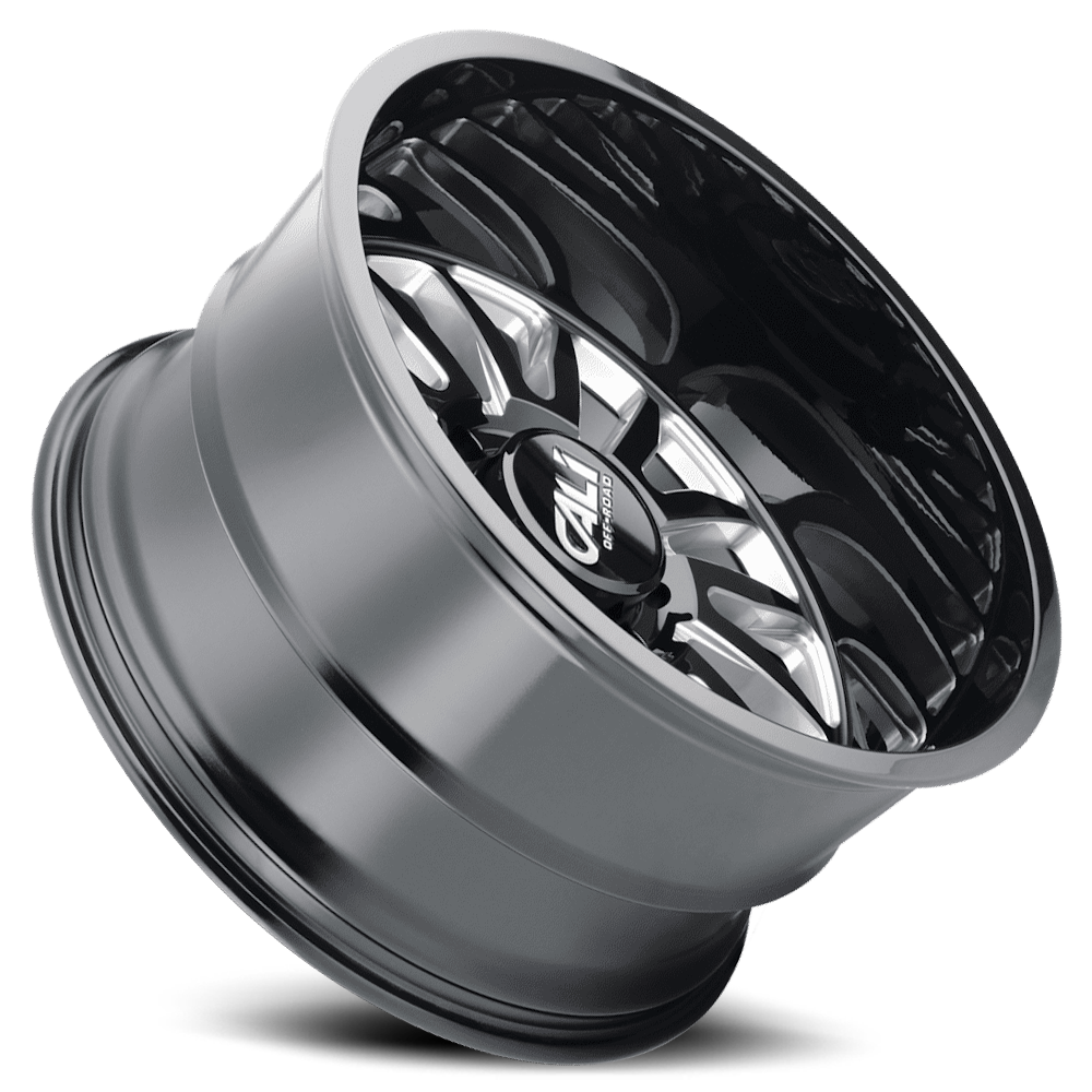 Cast Aluminum Wheels Summit 9110 GB-M 20x10 Milled Spokes Gloss Black 8 On 170 Bolt Pattern -25 Offset Cali Offroad Wheels